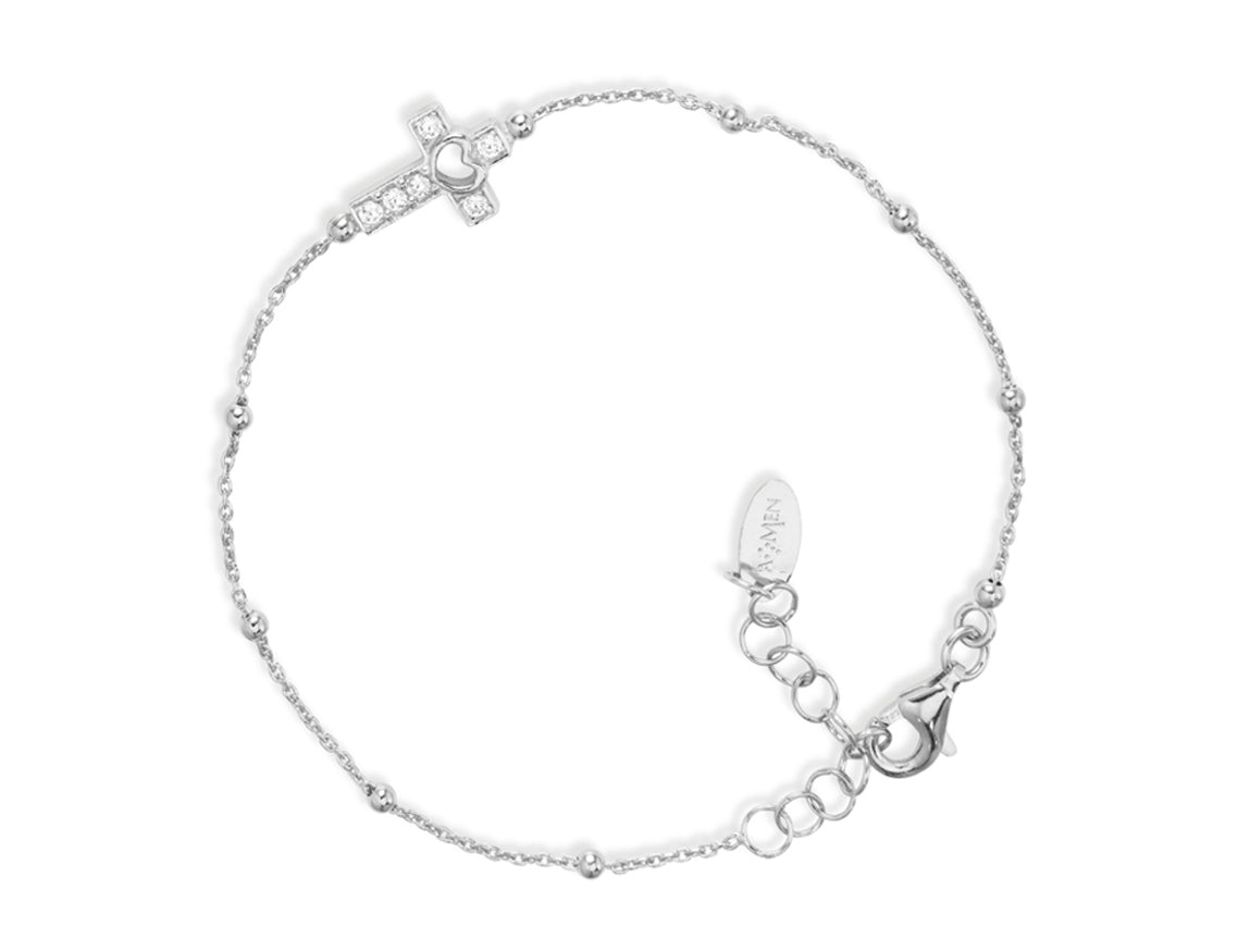 Buy March by FableStreet 925 Sterling Silver Dainty Sterling Cluster Adjustable  Bracelet | Gifts for Women & Girls | Certificate of Authenticity & 925  Stamp | 1 year plating Warranty at Amazon.in