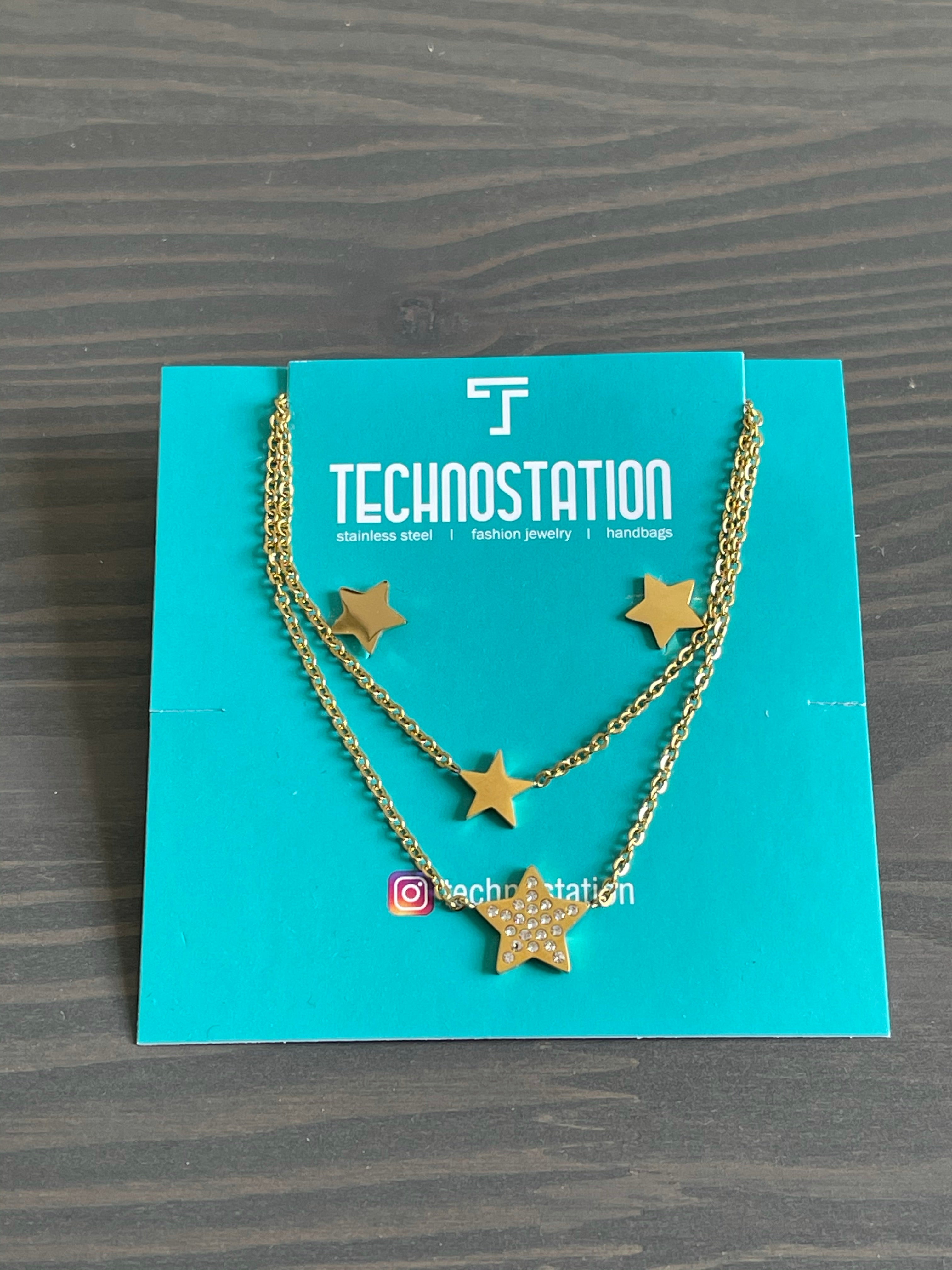 Multistar Set STAINLESS STEEL MULTI STARS GOLD PLATED SET – TECHNOSTATION